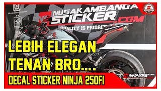 Decal Motor Sticker Motor Ninja 250 Fi Shark