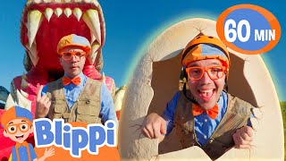 blippis dino expedition explore with blippi in jurassic adventure educational videos for kids
