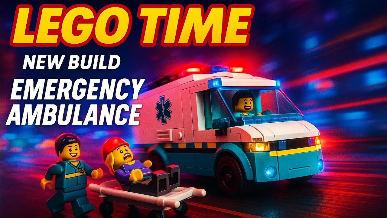 🚑LEGO City Emergency Ambulance 60451- Epic Rescue Speed Build!🏙️ 🔥