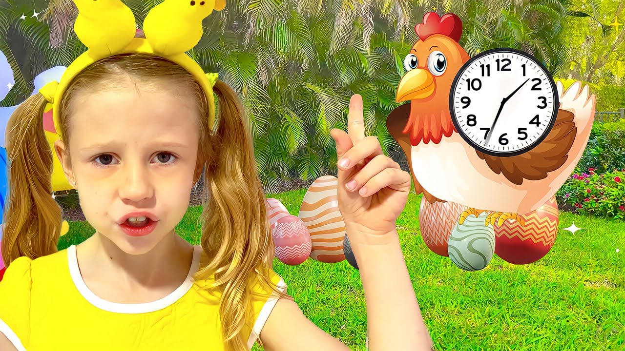 Nastya aprende de onde vêm os ovos na Páscoa, vídeo educacional para crianças