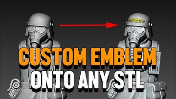 Blender Tutorial - How To: Conform Custom Emblem onto any STL in Blender for 3D Printing - NO ADDONS