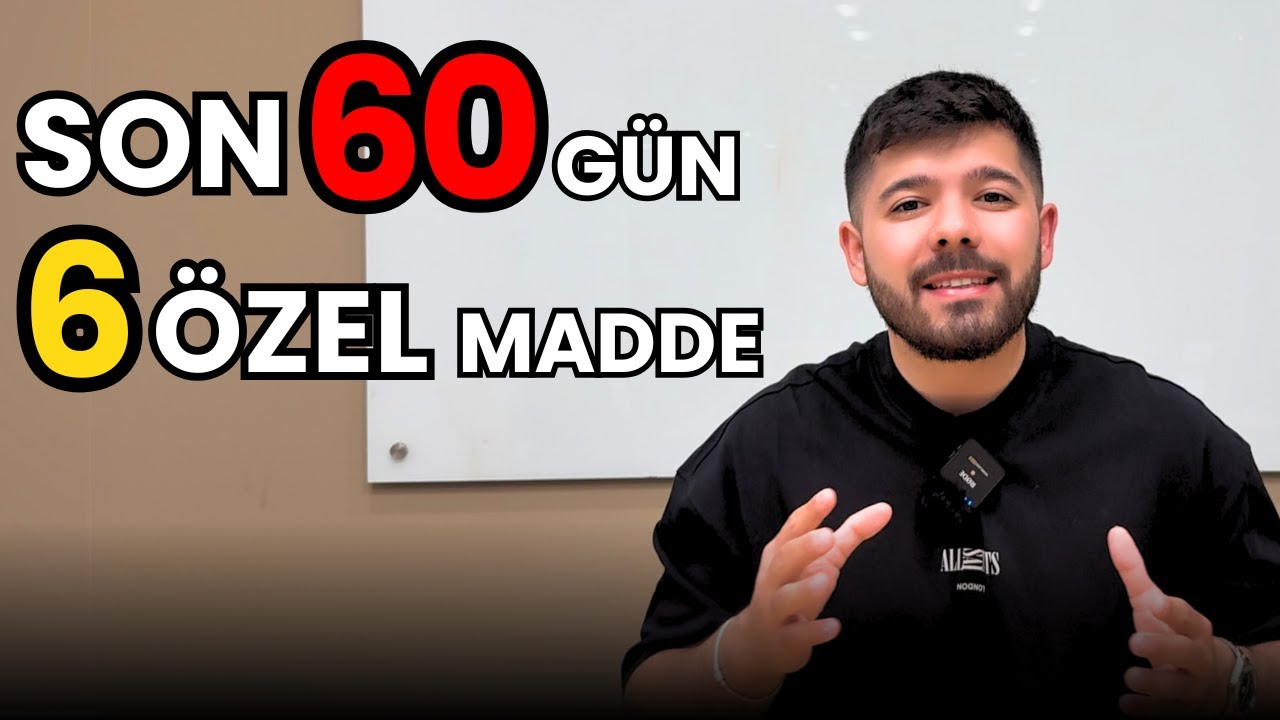 YKS’ye Son 60 Gün: Çok Özel Taktikler! | Uygulayan Kazanır 🔥