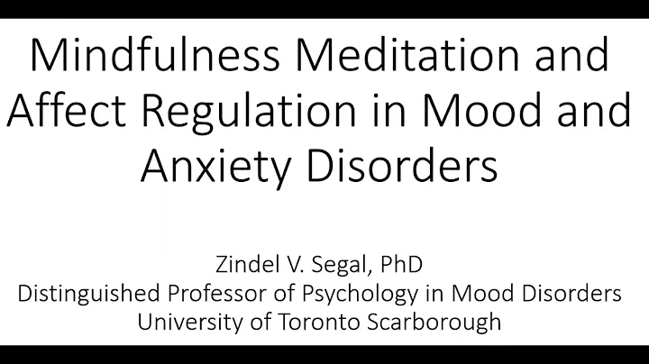 CMS Mindfulness Science Keynote Lecture - Dr. Zindel  Segal