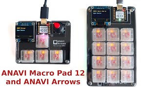 Compact Mechanical Keyboards: ANAVI Macro Pad 12 and ANAVI Arrows