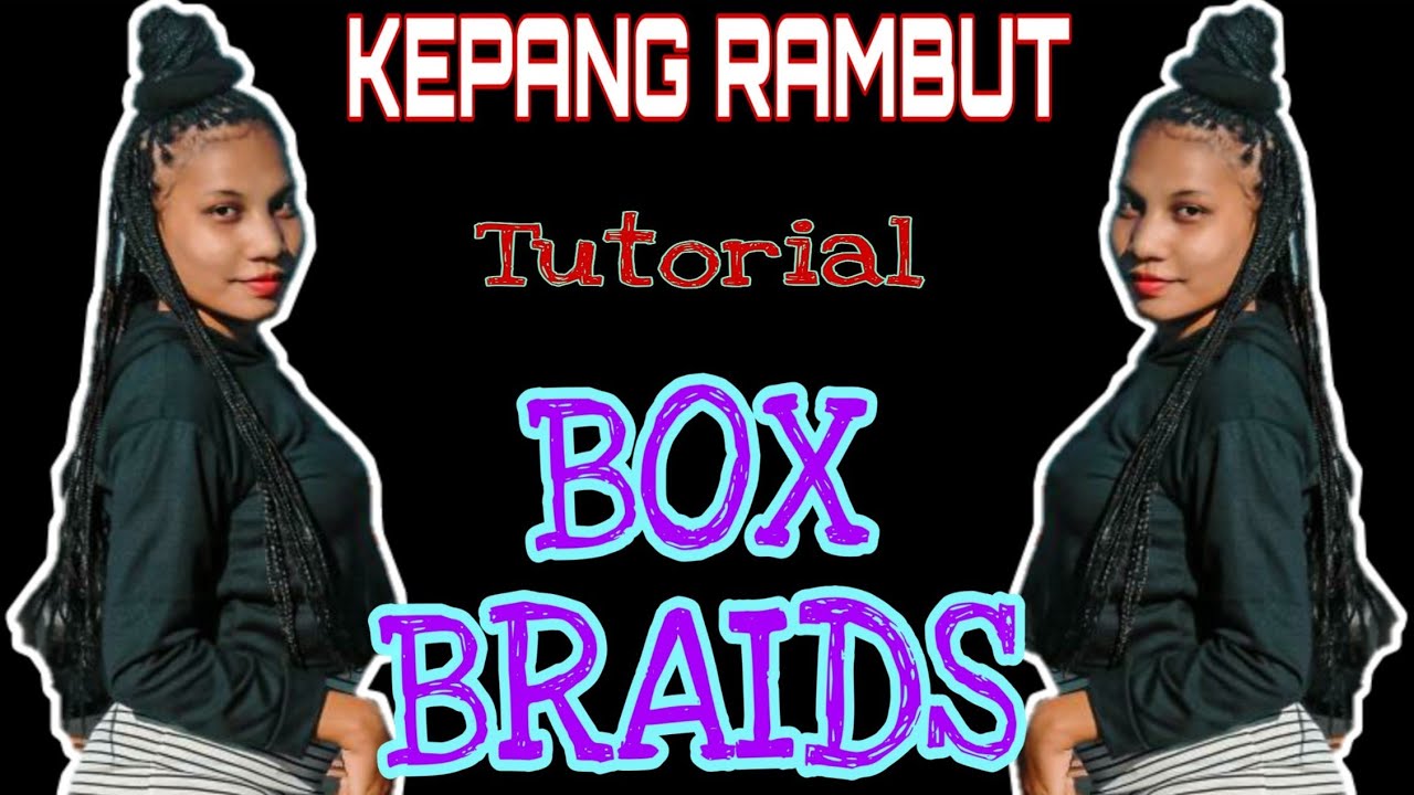  tutorial  Boxbraid cara  cacing rambut  ala Papua africa 