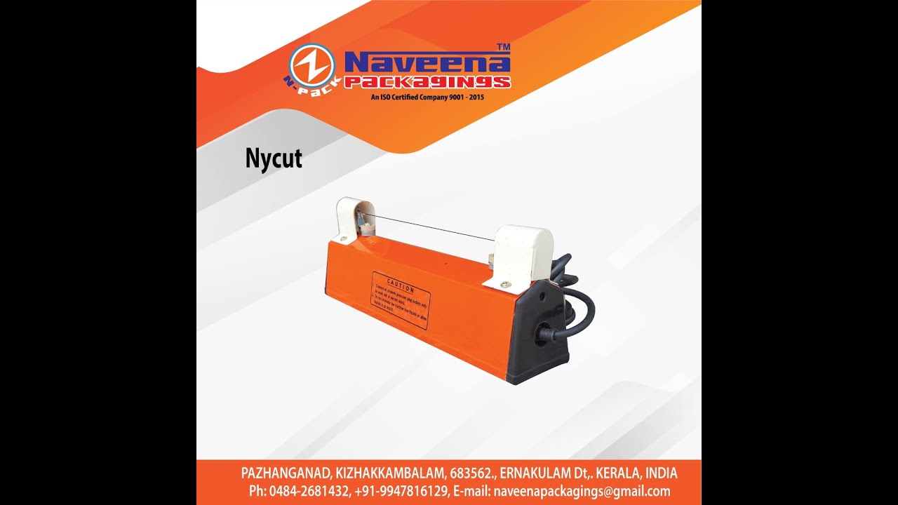 nycut machine 200HN Naveena packagings(N-PACK) - YouTube
