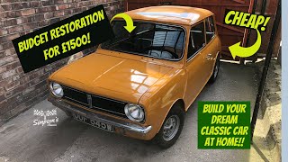 Classic Mini Clubman Restoration Time-lapse - Rusty Shell to Painted Stunner for £1500!!