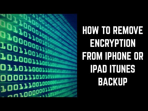 Video: Paano I-off Ang Mga Backup Ng ITunes