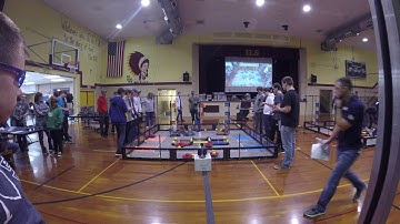 Vex Turning Point Qualification Match 3 Trinity Lutheran Robotics 12/8/18
