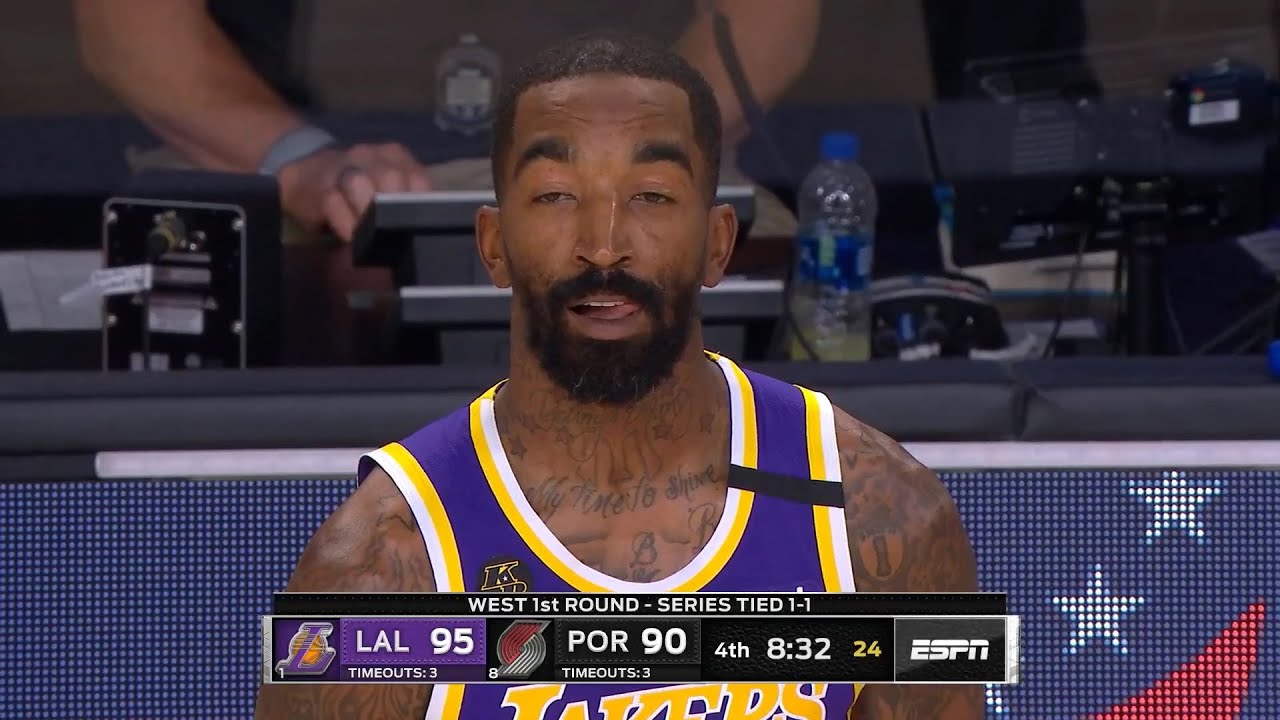 JR Smith is a walking meme | Game 3 - LAKERS vs BLAZERS