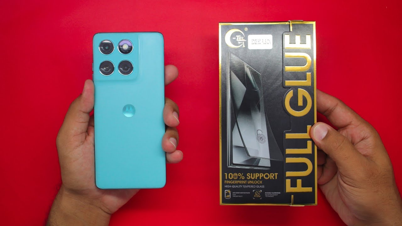 Moto Edge 60 Fusion/Pro Full Glue Tempered Glass Review.