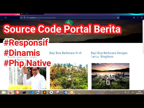 Source Code Web Portal Berita dengan Php Native - Gratis