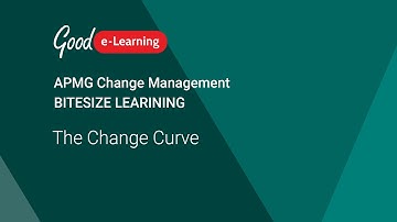 Change Management: The Change Curve (APMG Change Management)
