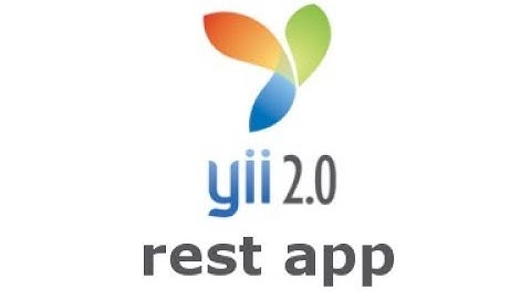 yii2 rest first application
