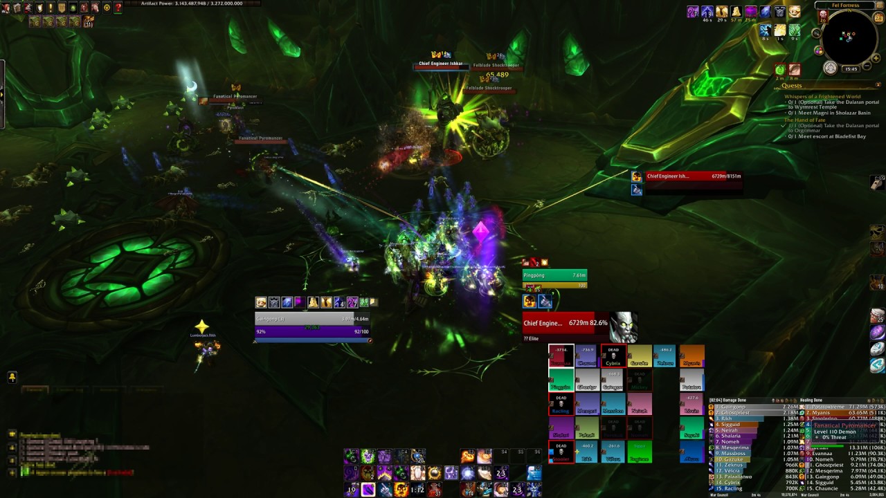PTR 7.3 Argus - War Council - Heroic Antorus, the Burning Throne - YouTube
