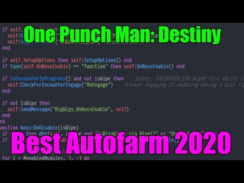 One Punch Man Destiny Hack Script Best Autofarm 2020 Youtube - pink roblox logo png roblox dungeon quest hack script