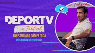 Santiago Gómez Cora, Entrenador De Los Pumas Seven, Con Ceci Ruffa En Deportv Textual