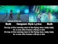 PSY - Gagnam Style(강남스타일) VS. Minecraft Style (Lyrics and Side By Side Viewer)