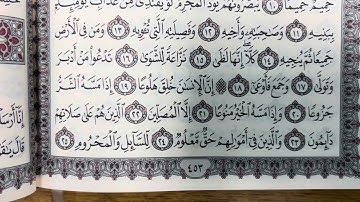 سورة المعارج قراءه هادئه من أخوكم أبو أسامة Surah-Al Maa’rij’