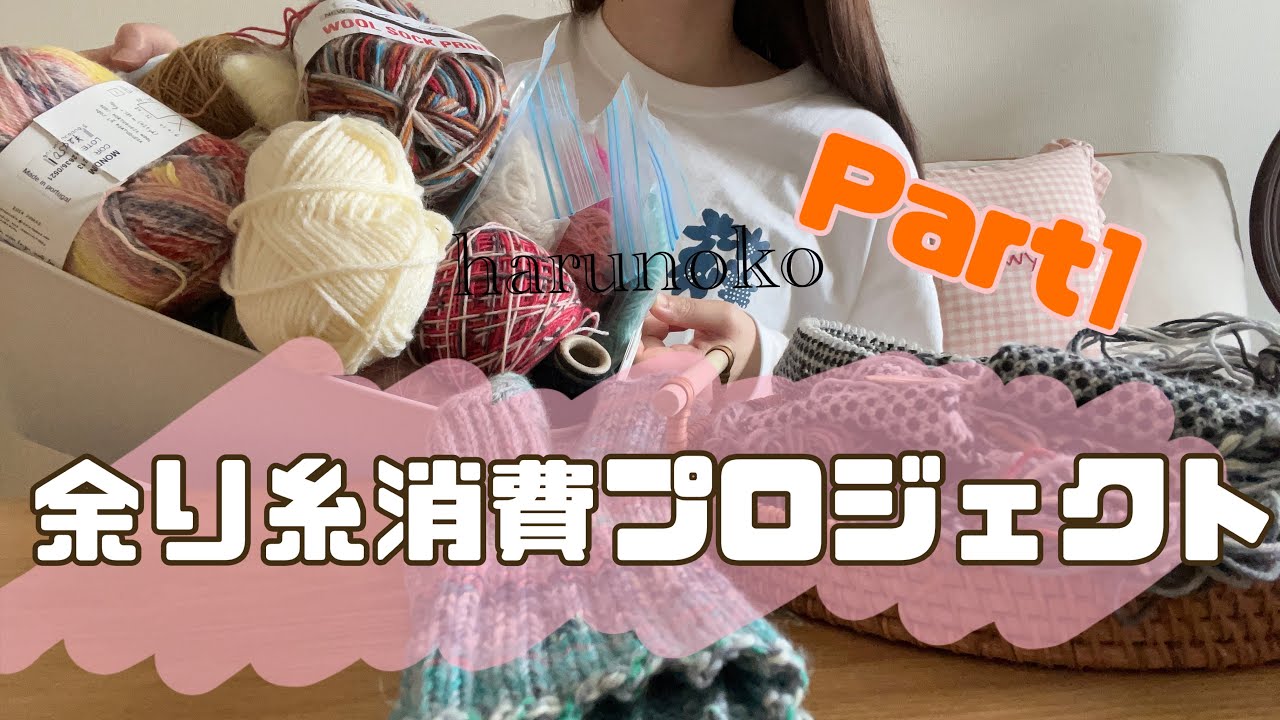 【余り糸消費プロジェクトPart1】余り糸を可愛く使いたい！！Another shawl 、Mitsu８ Socks