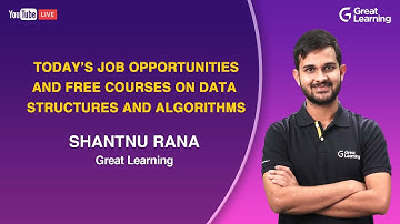 Today’s Job opportunities and free courses on Data Structures and Algorithms | Great Learning