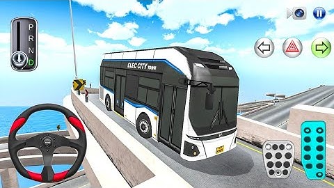 New Hyundai EV bus Driver Highway Rest Area - 3D Driving Class 2024 - best Android gameplay💙💙💙