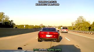 Moments When Suspects Outran Police - Caught on Dashcam