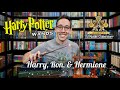 Harry Potter, Ron Weasley, & Hermione Granger Wands | Noble Collection