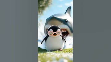 In 1 frame🐧🦈 #trending #shortvideos #shortsfeed #edit #viralvideos #viral #funny #trendingvideo #ai