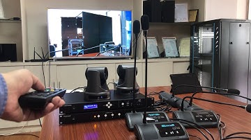 VISSONIC Auto tracking setting guide with 2 cameras in RS485 protocol