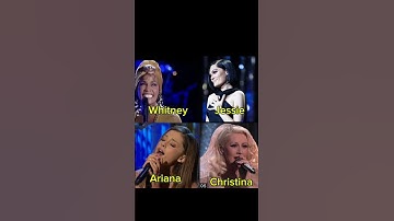Thumbnail of I have Nothing Battle #arianagrande #whitneyhouston #christinaaguilera #jessiej
