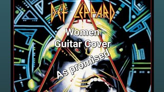 Women (Def Leppard)-Guitar Cover