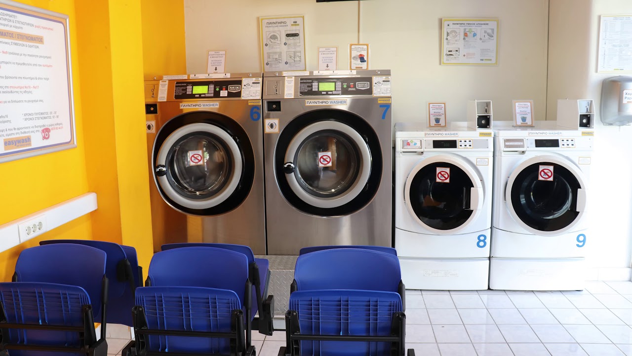 easywash Self Service Laundry Zografou 1 YouTube