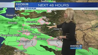 6 p.m. Thursday evening forecast KOIN 6 News Dec. 21, 2017