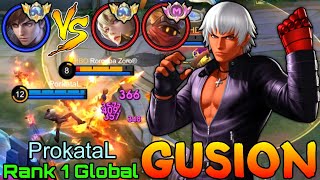 Unstoppable Gusion VS Top Global Kimmy & Supreme Barats - Top 1 Global Gusion by ProkataL - MLBB