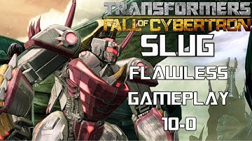Transformers Fall of Cybertron - Flawless Slug Gameplay (10-0)