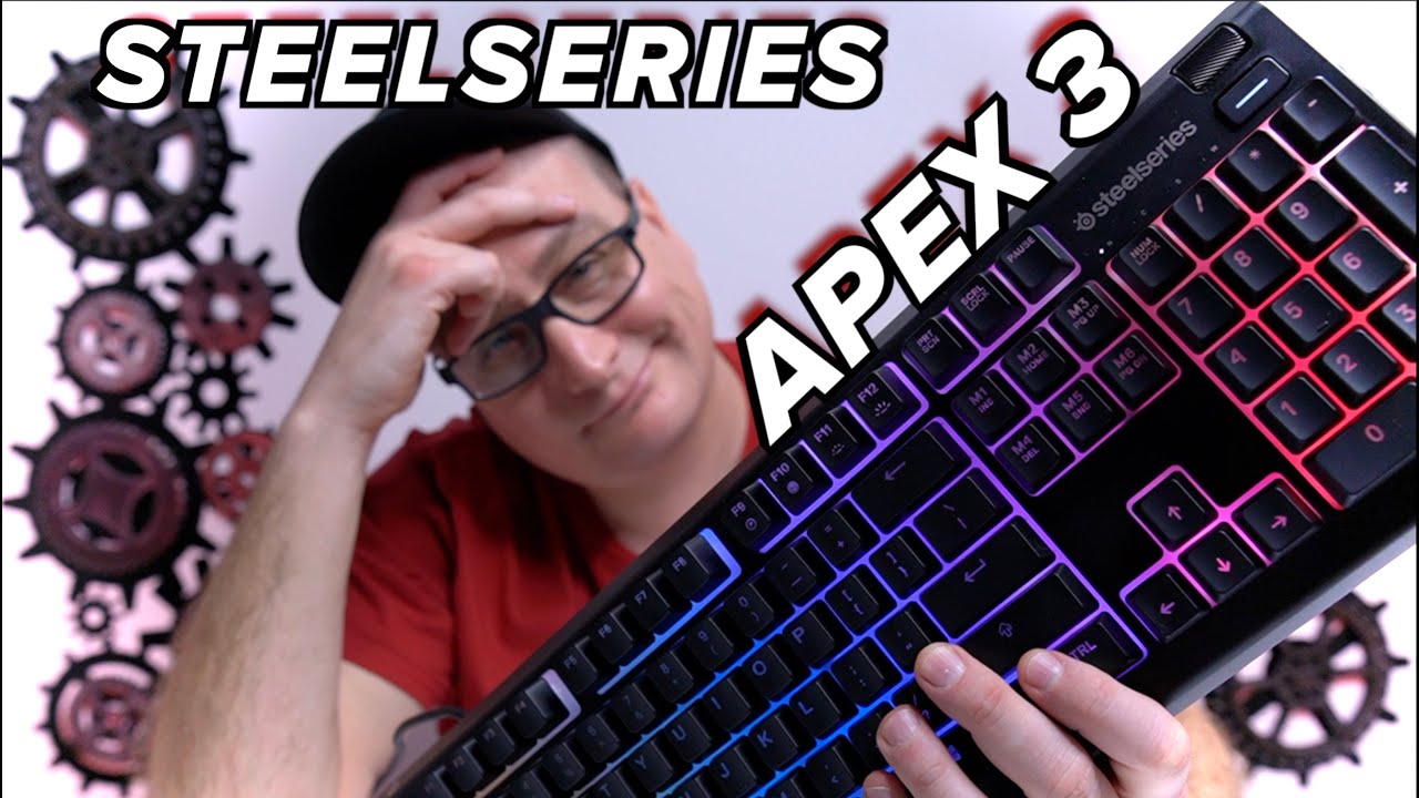 SteelSeries Apex 3 TKL Wired Gaming Keyboard for PC