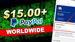Free paypal money earn $15 using your smartphone [worldwide]