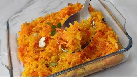 केसरिया मीठे चावल वसंत पंचमी के लिए | Meethe Chawal | Sweet Chawal | Zarda Pulow | Sweet Rice