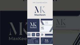 Master the Art of MK Monogram Logo Design in Illustrator 🎨 #LogoDesign #AdobeIllustrator #logo #ai