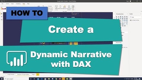 Create a Dynamic Narrative with DAX