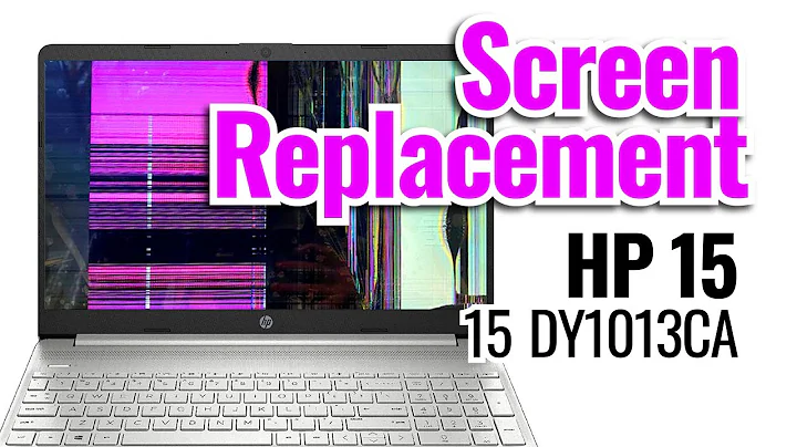 How to replace LCD Screen on HP 15 laptop. Model 15-dy1013ca. Step-by-step instructions