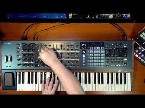 Arturia Polybrute - Run through.