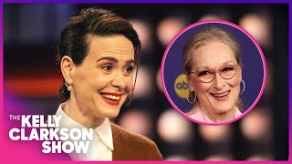 Sarah Paulson Jokingly Challenges Meryl Streep After Thrilling Tony Win