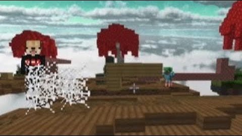 insane cobweb clutch in skywars (RushNation) (Minecraft)