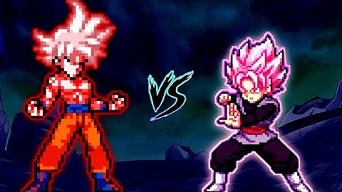 Goku MUI KaiokenX10 V2 OP VS Goku Black Purgation OP (all form) in Jump Force Mugen