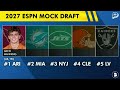 2027 NFL Mock Draft: ESPN’s Jordan Reid’s Round 1 Projections