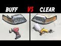 🔆HEADLIGHT BUFFING VS CLEAR COATING / WHAT'S THE BEST OPTION?