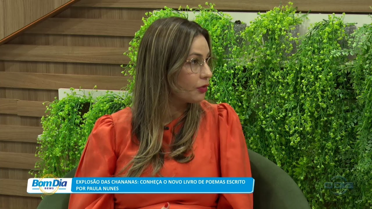 A escritora Paula Nunes lança coleção de poemas intitulada “Explosão de Chananas” 06 10 2023