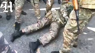 Националисты ранили солдата ВСУ на блокпосте в Кременной! ОТВОД ВОЙСК - ЗОЛОТОЕ!